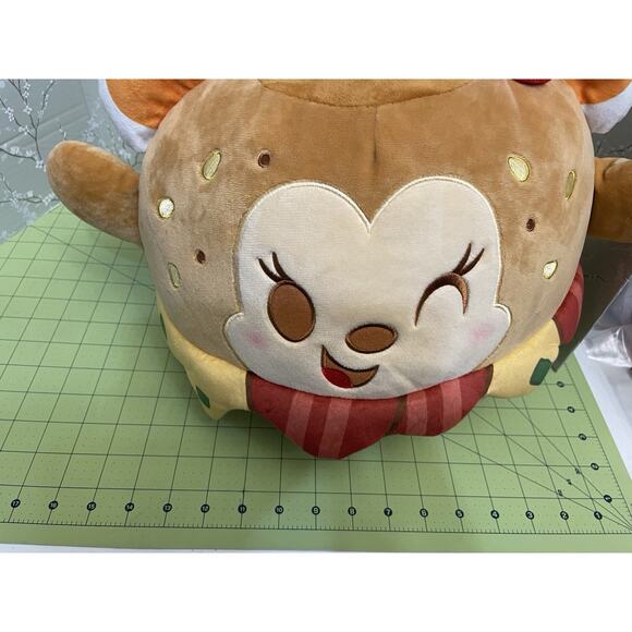 Disney Store Munchling Minnie Mouse Everything Bagel Plush Stuffed Animal Pillow - Picture 8 of 11